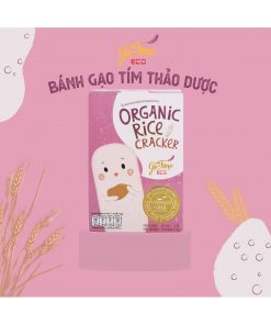 Bánh gạo tím thảo dược Gotime Eco- 100% gạo tím thảo dược nguyên chất